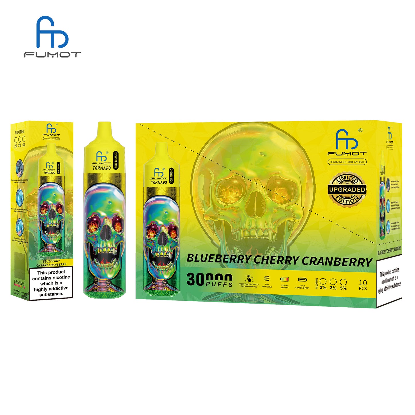 Fumot Tornado 30K Music Disposable Vape