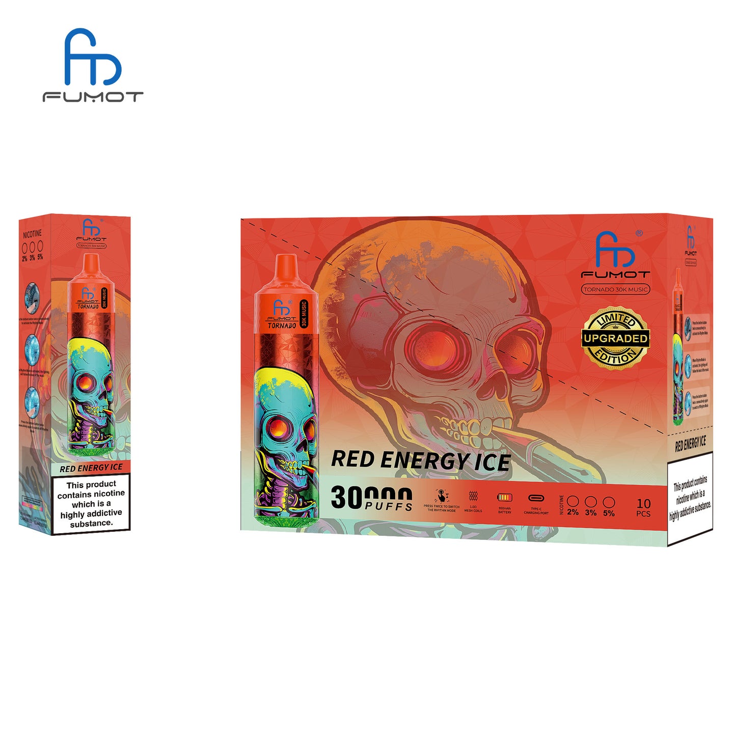 Fumot Tornado 30K Music Disposable Vape