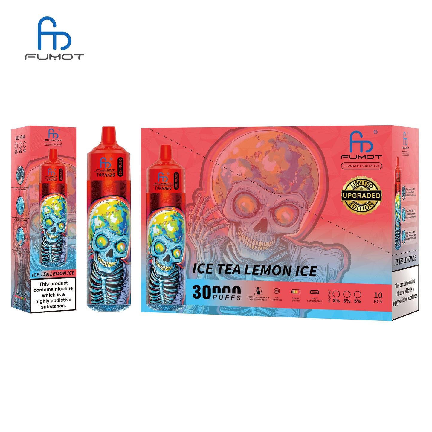 Fumot Tornado 30K Music Disposable Vape