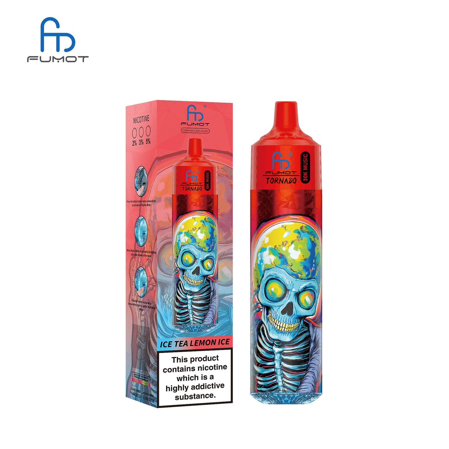 Fumot Tornado 30K Music Disposable Vape