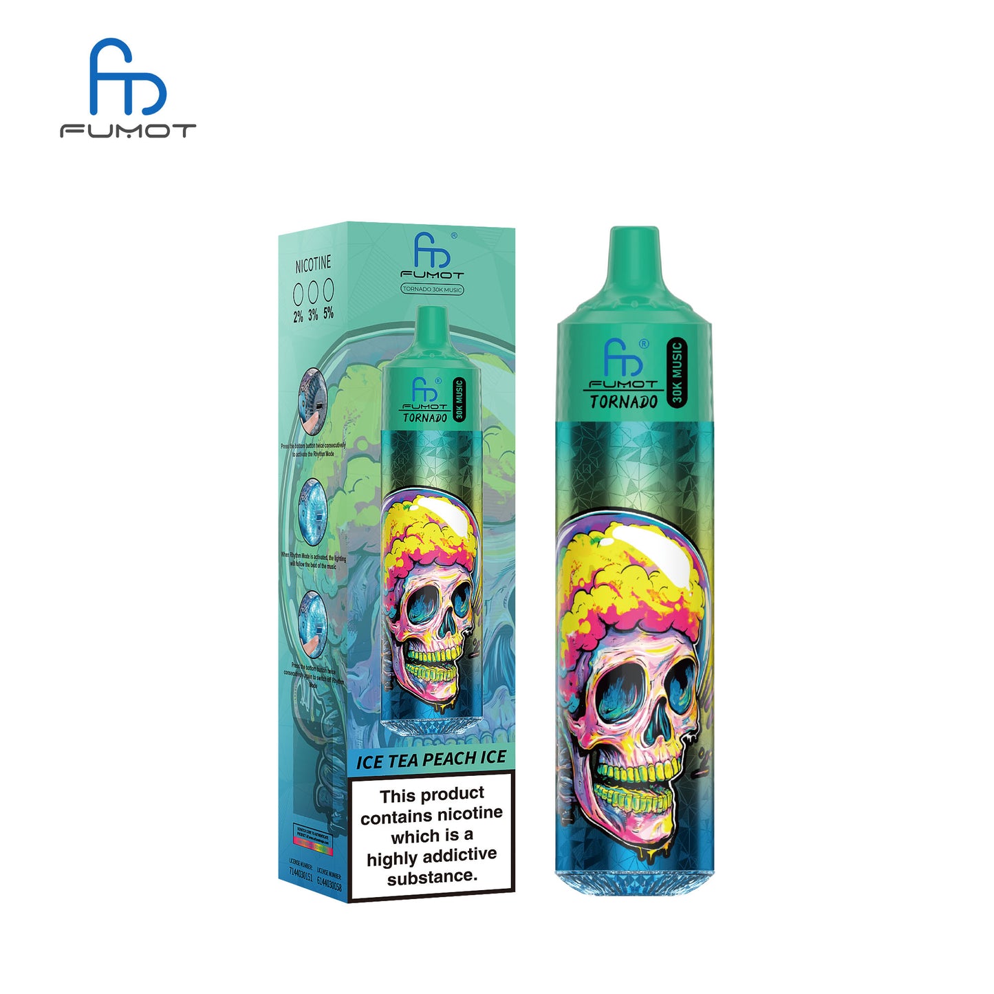 Fumot Tornado 30K Music Disposable Vape