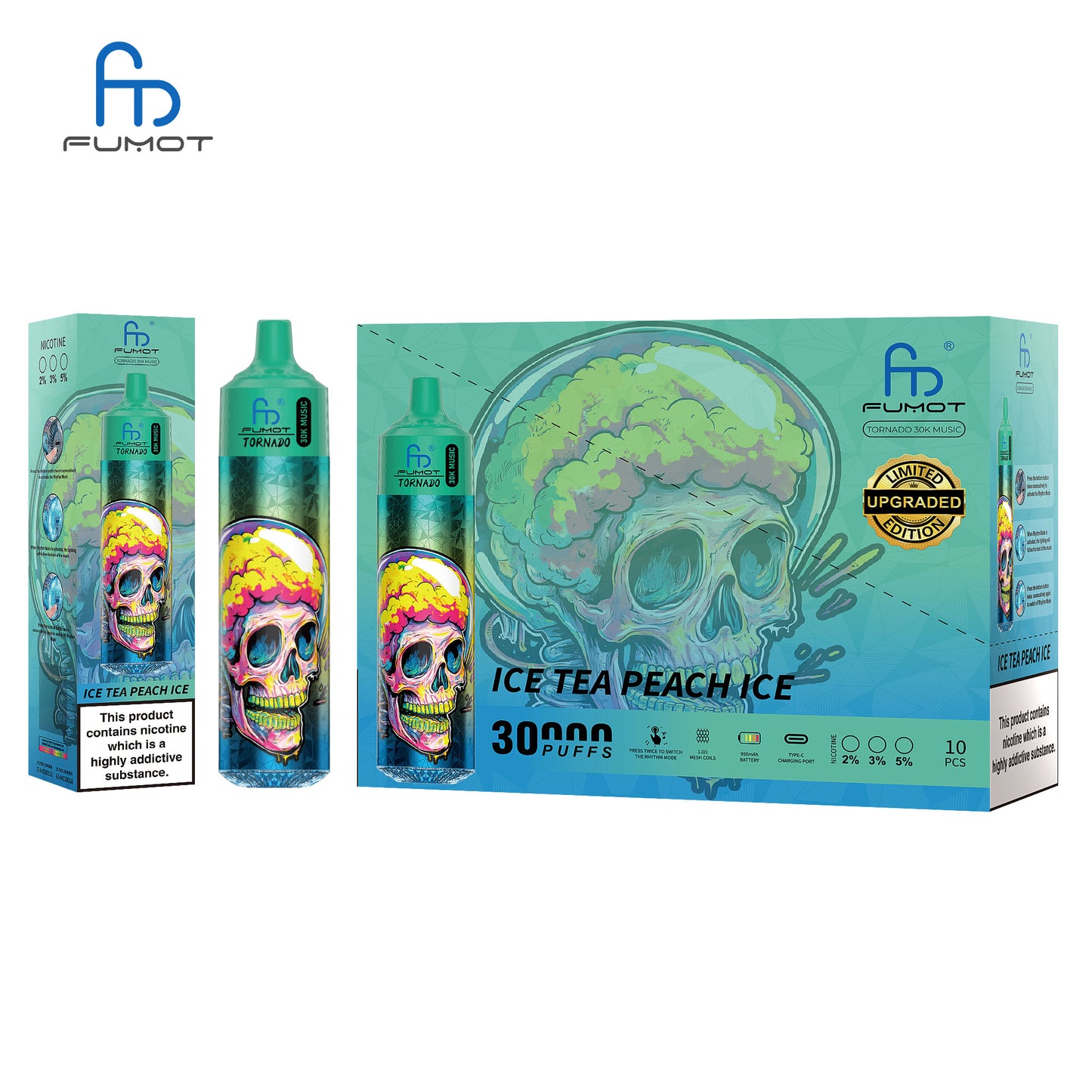 Fumot Tornado 30K Music Disposable Vape