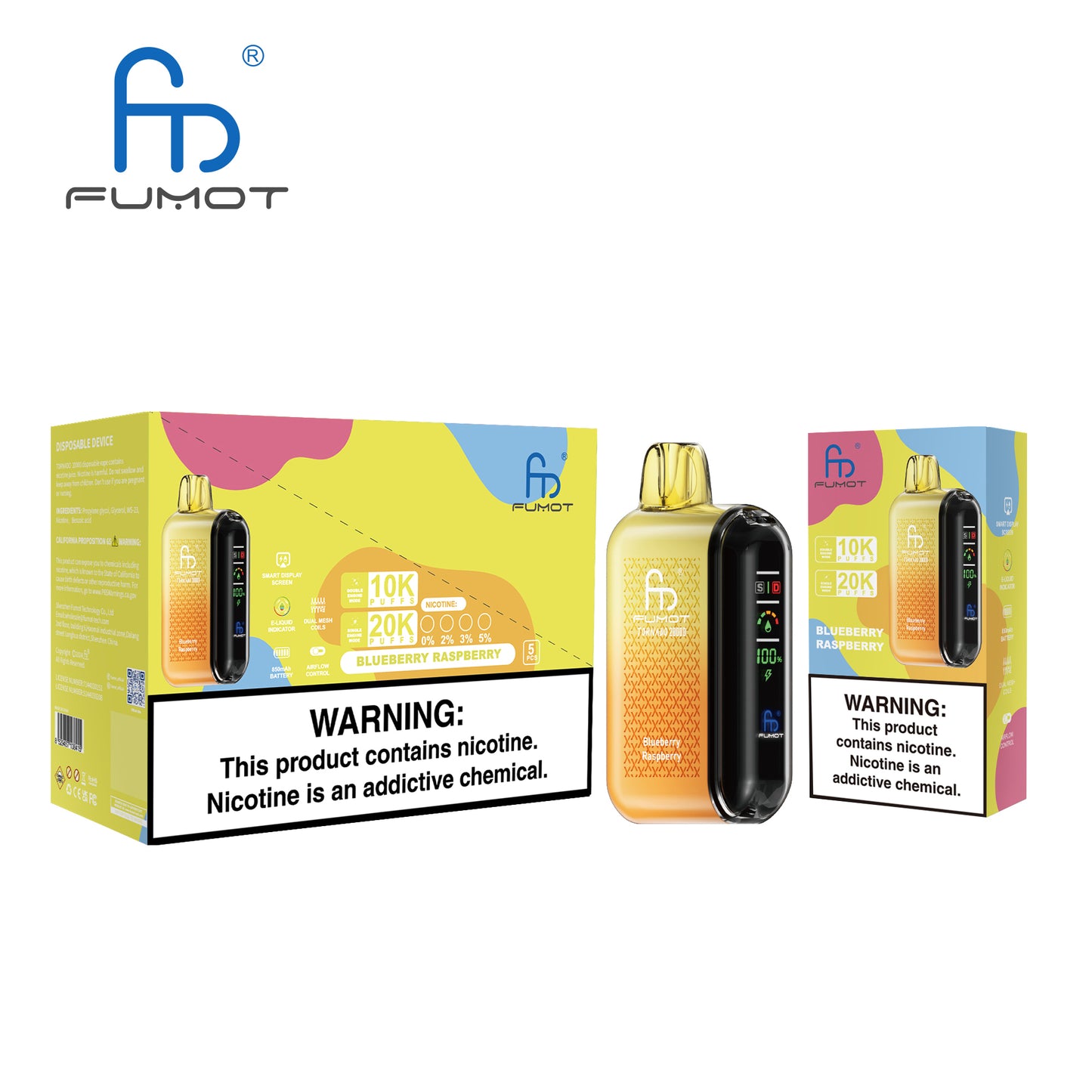 RandM Fumot Tornado 20000 Puffs Disposable Vape