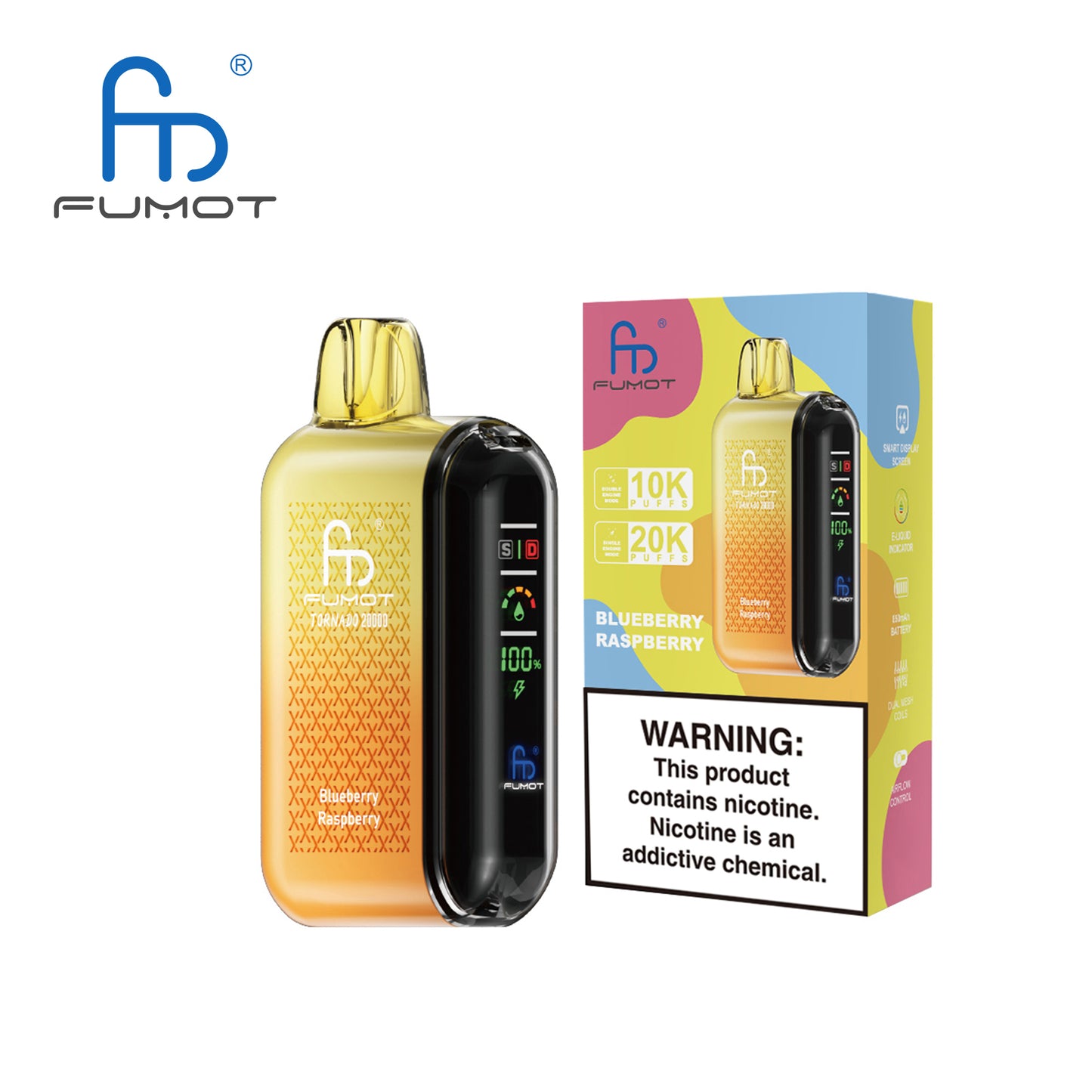 RandM Fumot Tornado 20000 Puffs Disposable Vape