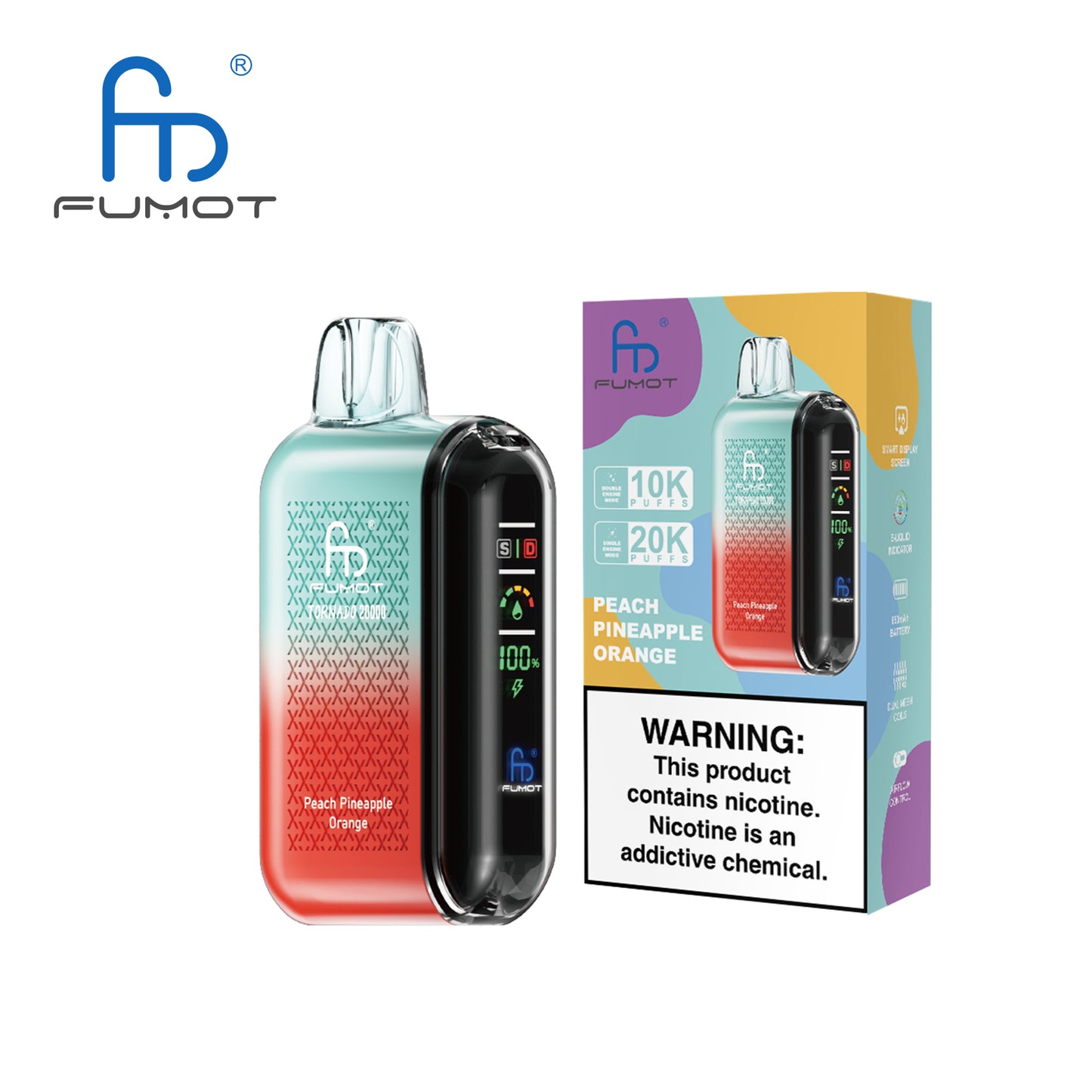 RandM Fumot Tornado 20000 Puffs Disposable Vape
