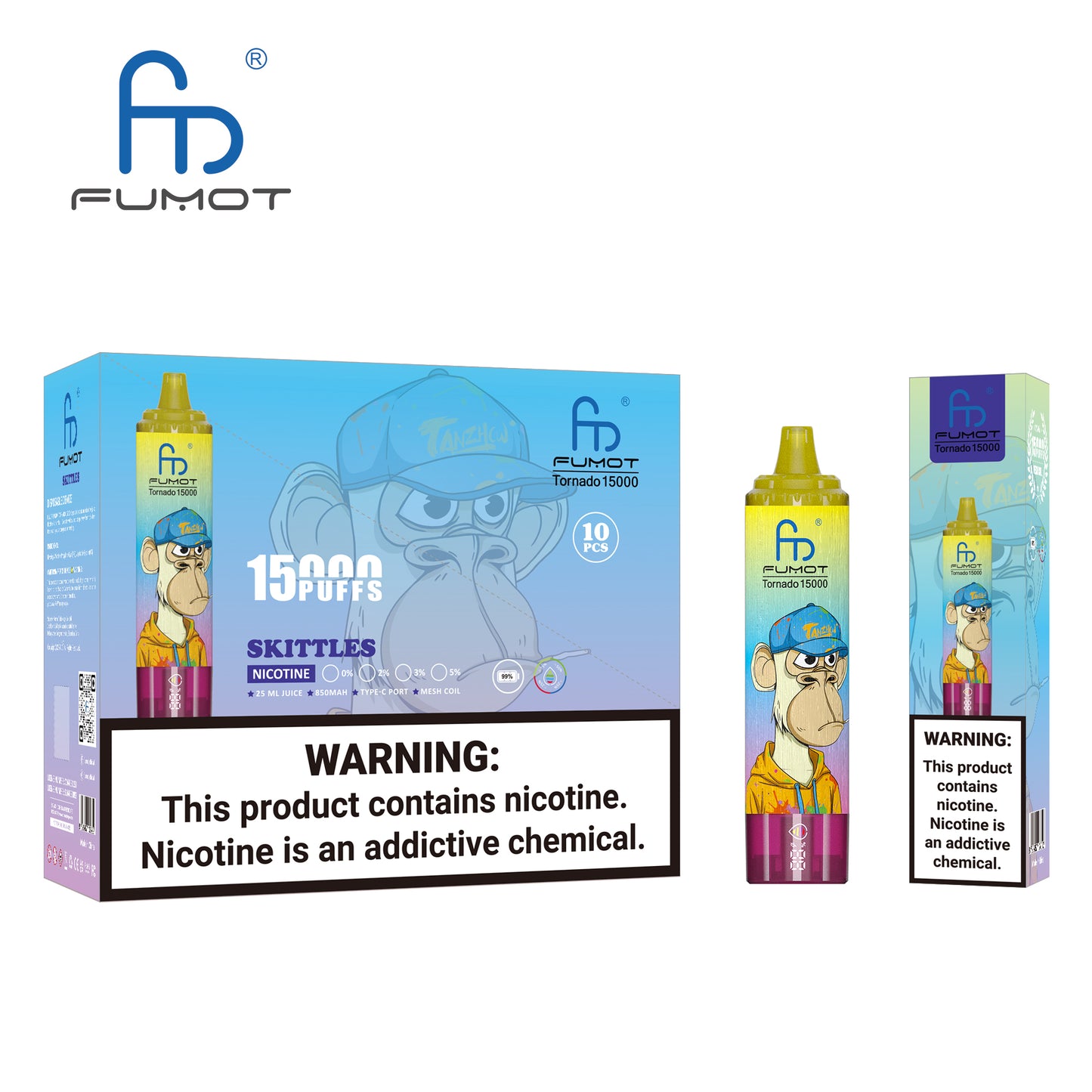 RandM Tornado 15000 | 2% nicotine