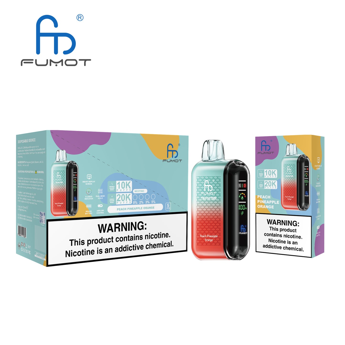 RandM Fumot Tornado 20000 Puffs Disposable Vape
