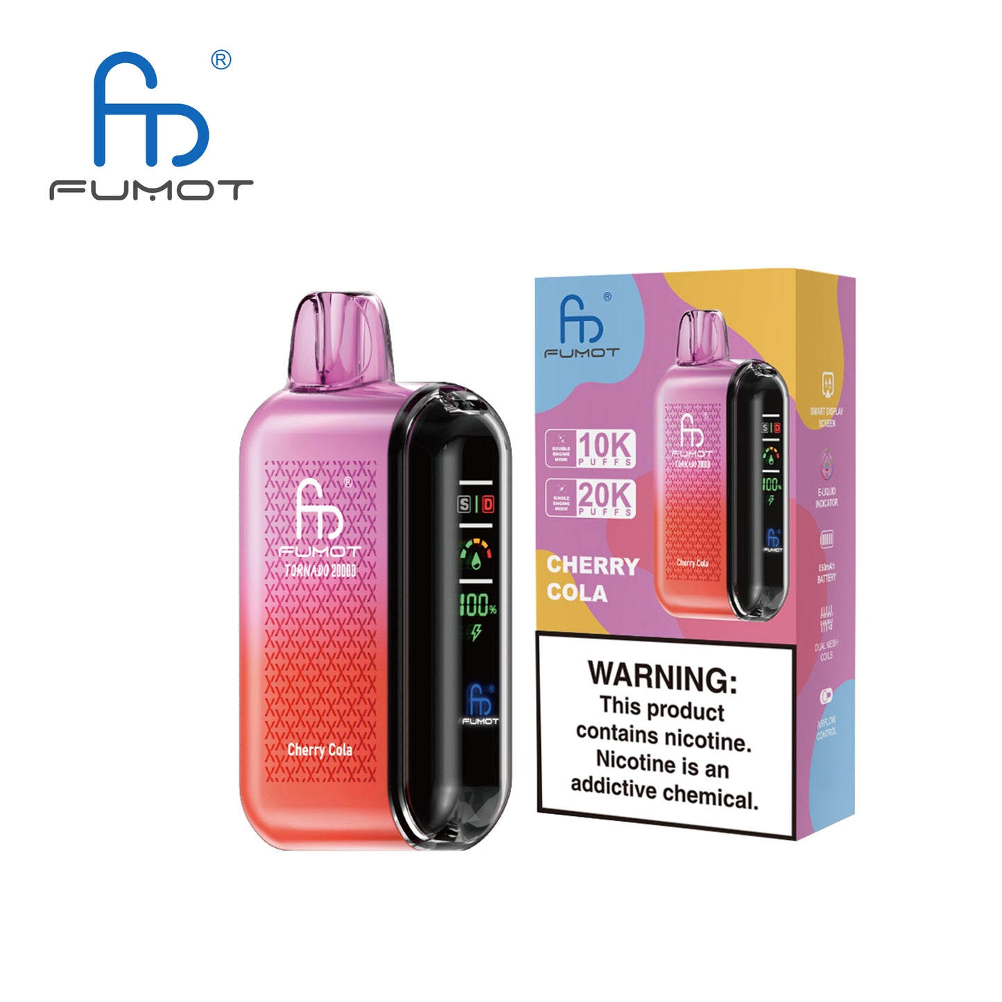 RandM Fumot Tornado 20000 Puffs Disposable Vape