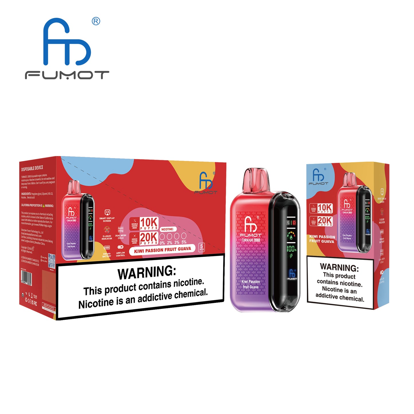 RandM Fumot Tornado 20000 Puffs Disposable Vape