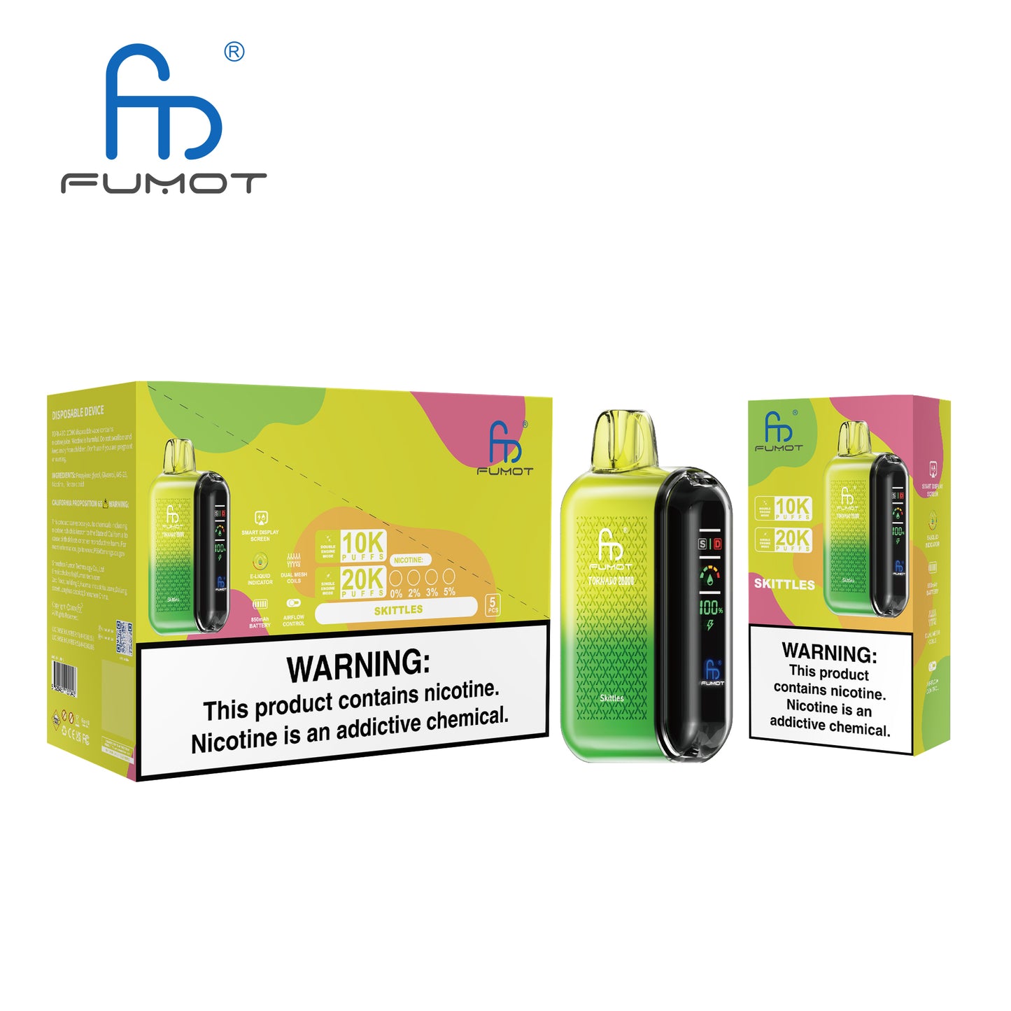 RandM Fumot Tornado 20000 Puffs Disposable Vape
