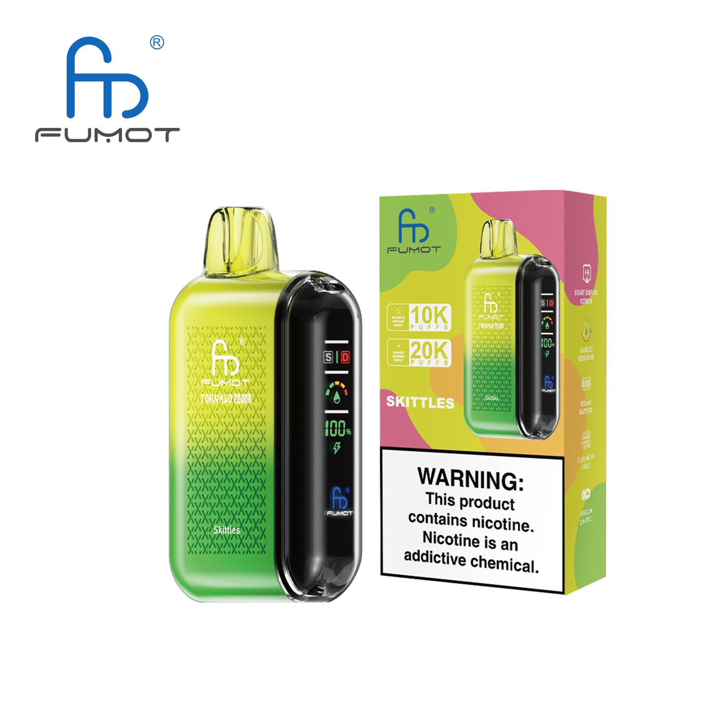 RandM Fumot Tornado 20000 Puffs Disposable Vape
