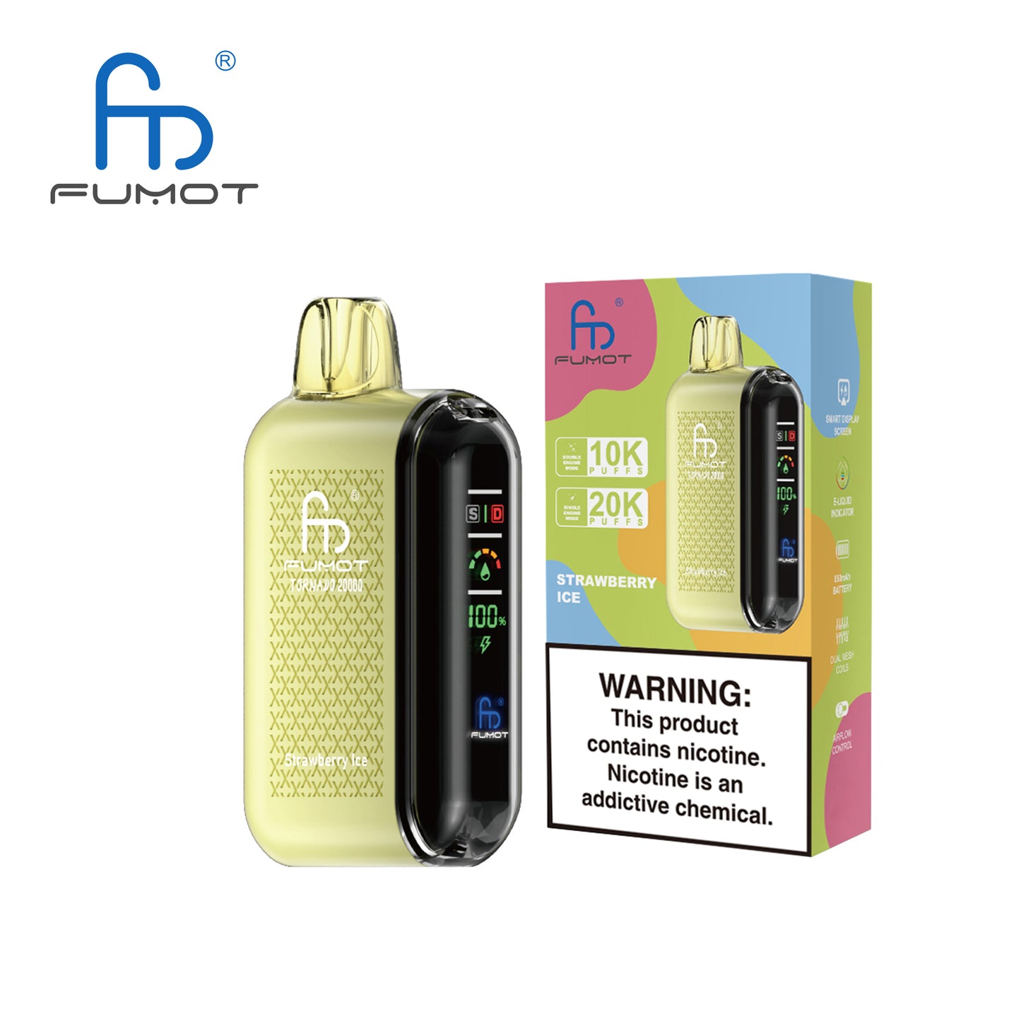 RandM Fumot Tornado 20000 Puffs Disposable Vape