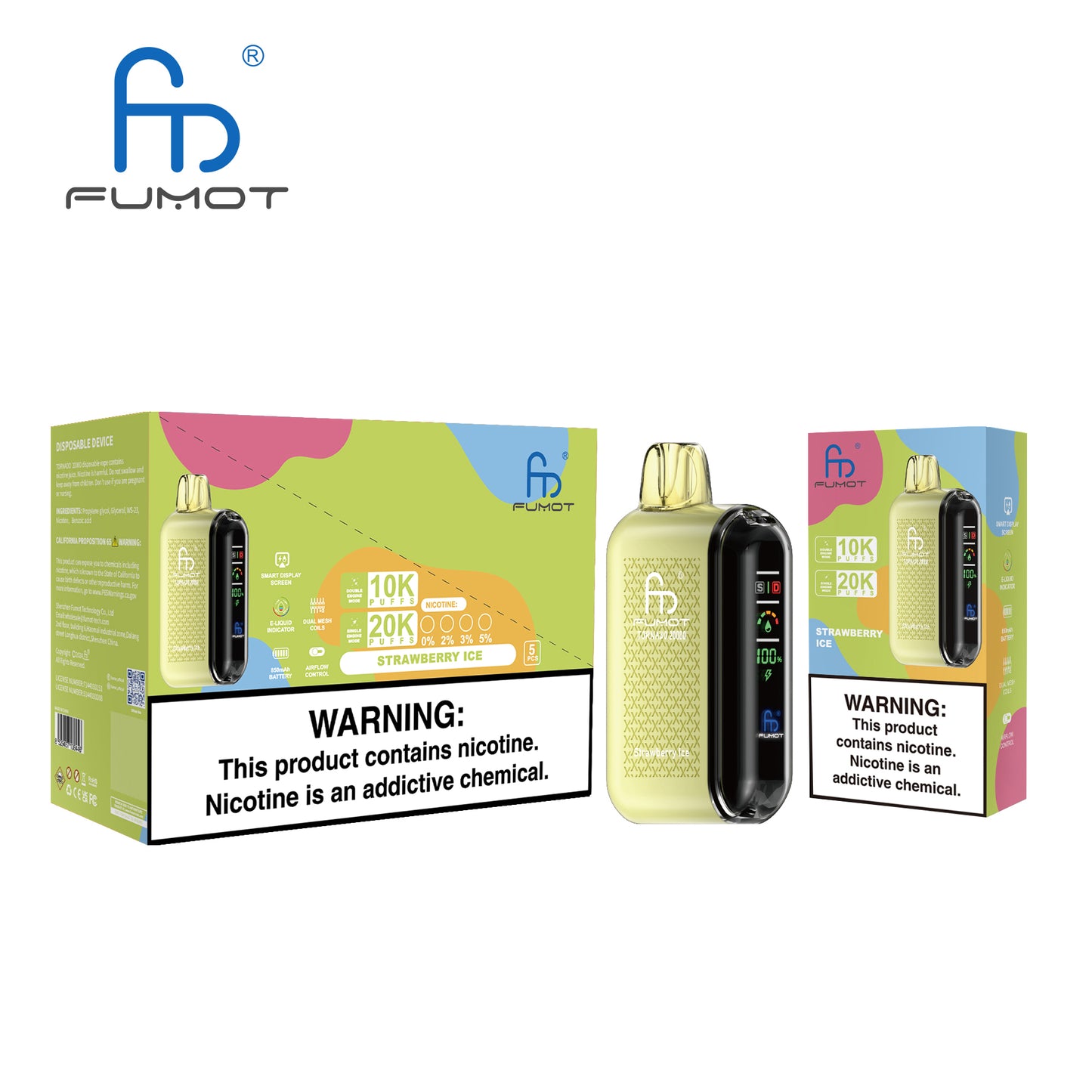 RandM Fumot Tornado 20000 Puffs Disposable Vape