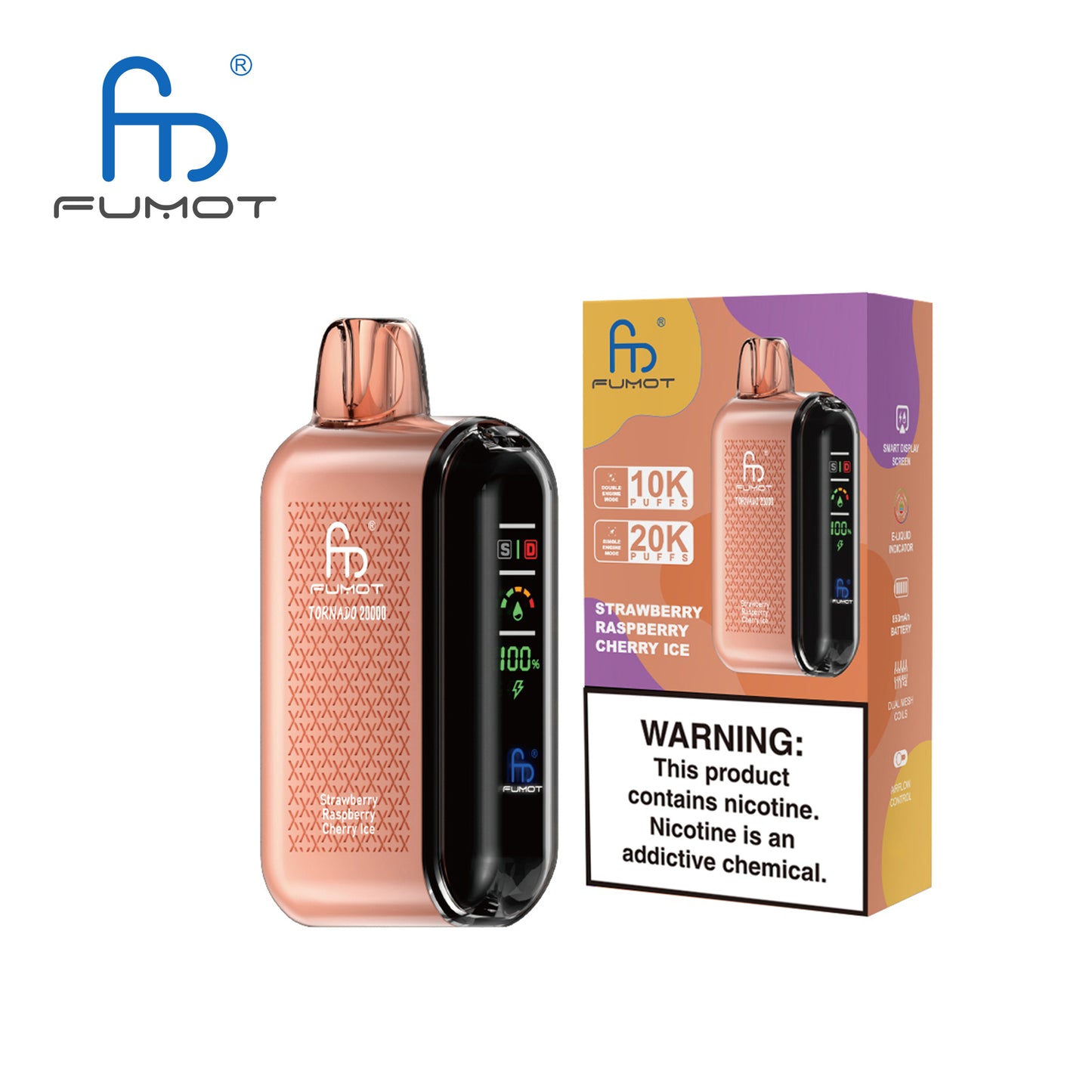 RandM Fumot Tornado 20000 Puffs Disposable Vape