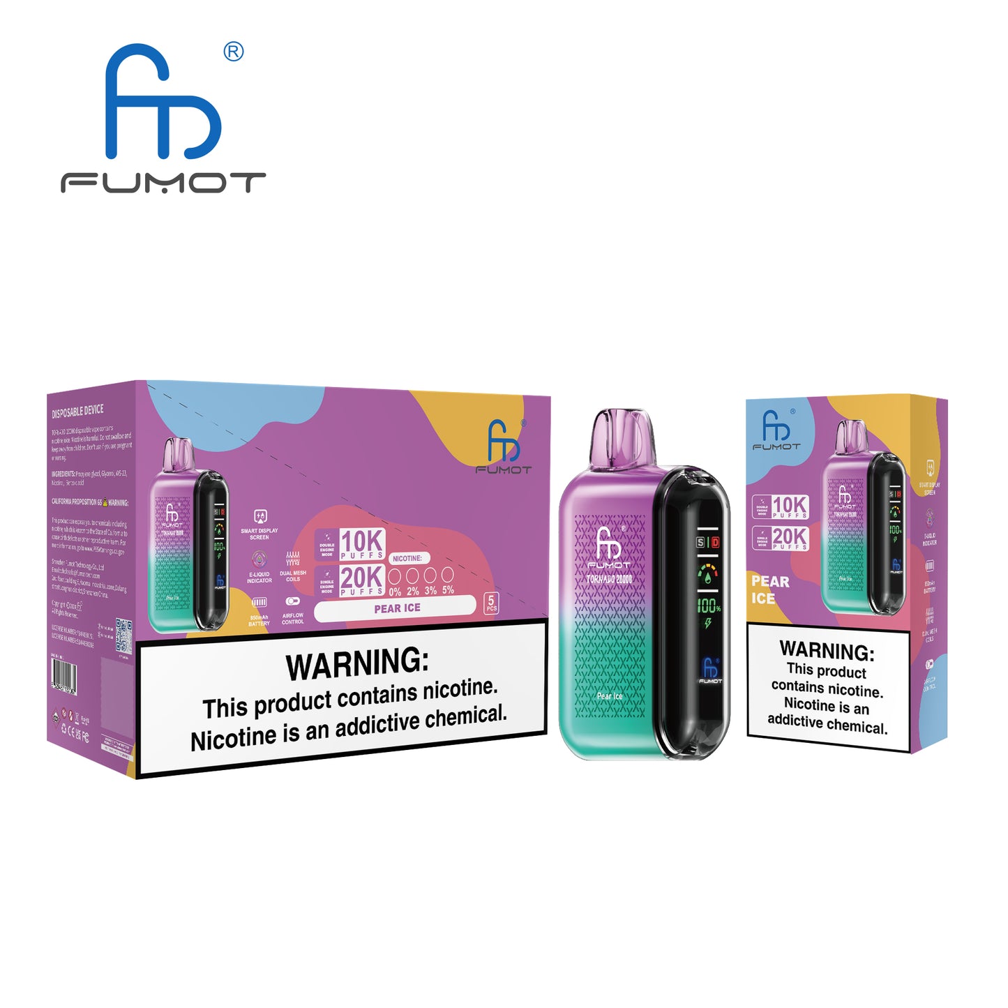 RandM Fumot Tornado 20000 Puffs Disposable Vape