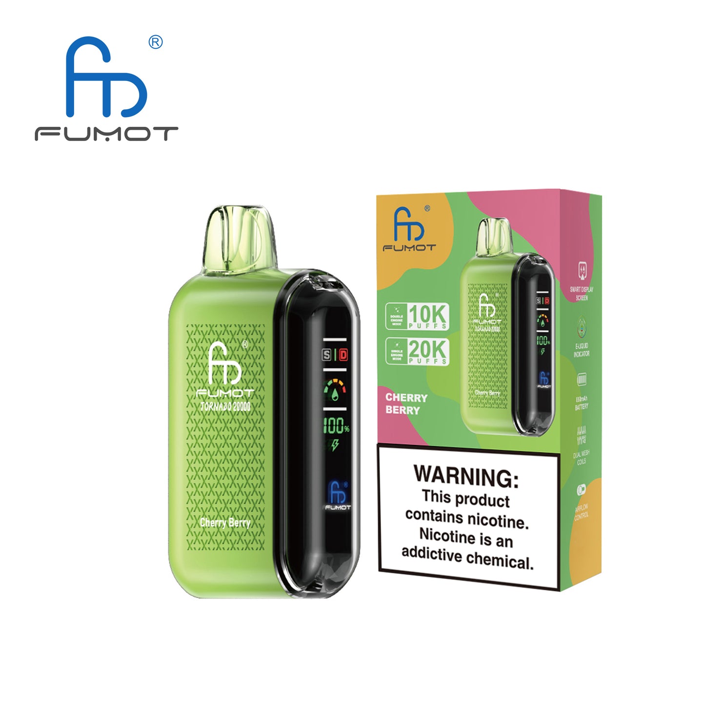 RandM Fumot Tornado 20000 Puffs Disposable Vape