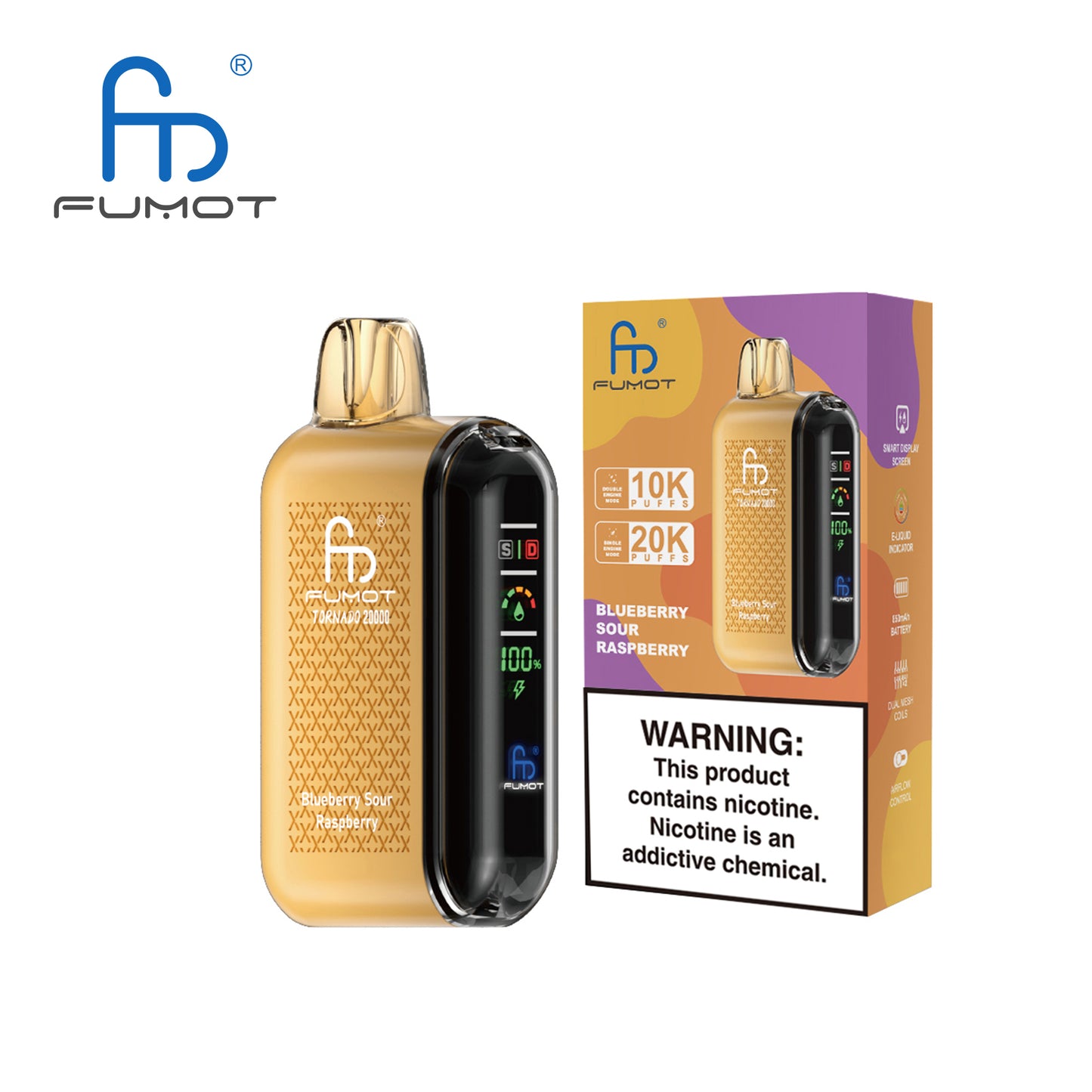 RandM Fumot Tornado 20000 Puffs Disposable Vape