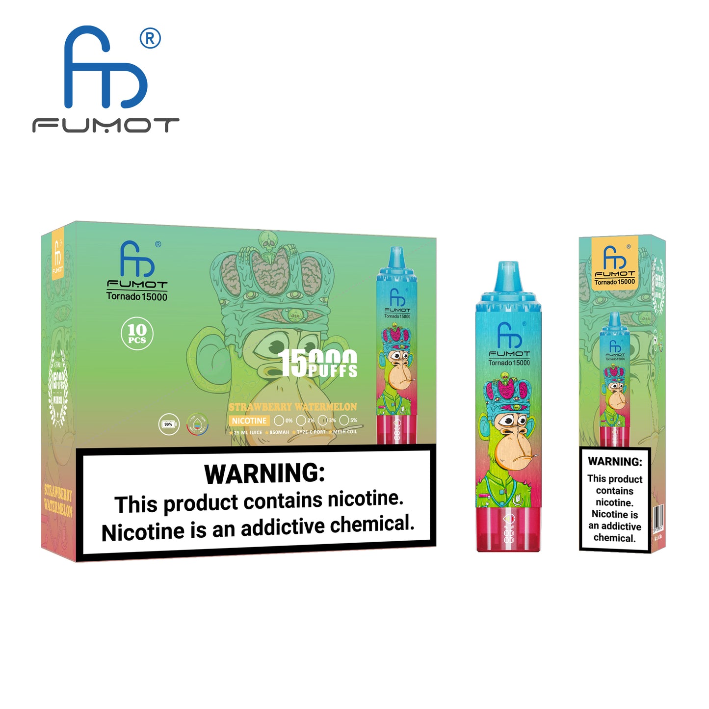 RandM Tornado 15000 | 2% nicotine