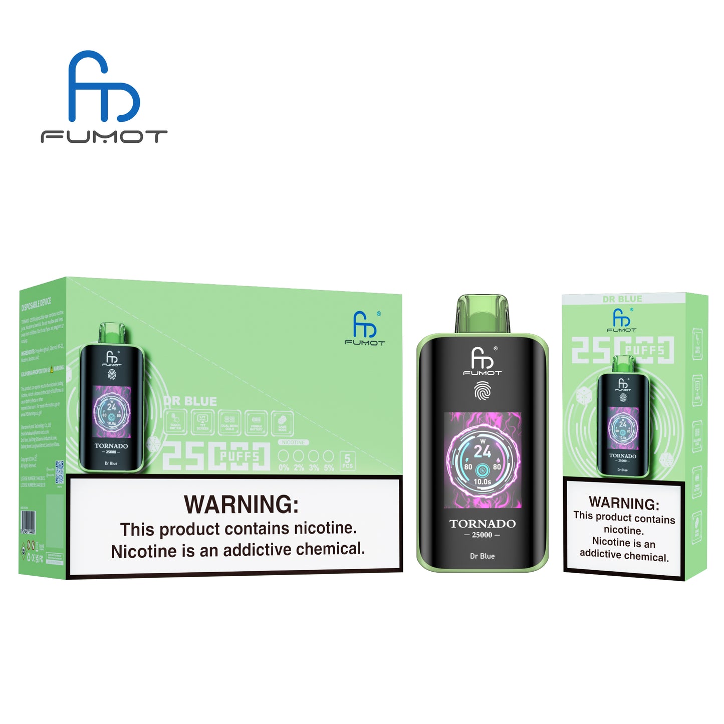 RandM Fumot Tornado 25000 Puffs Disposable Vape