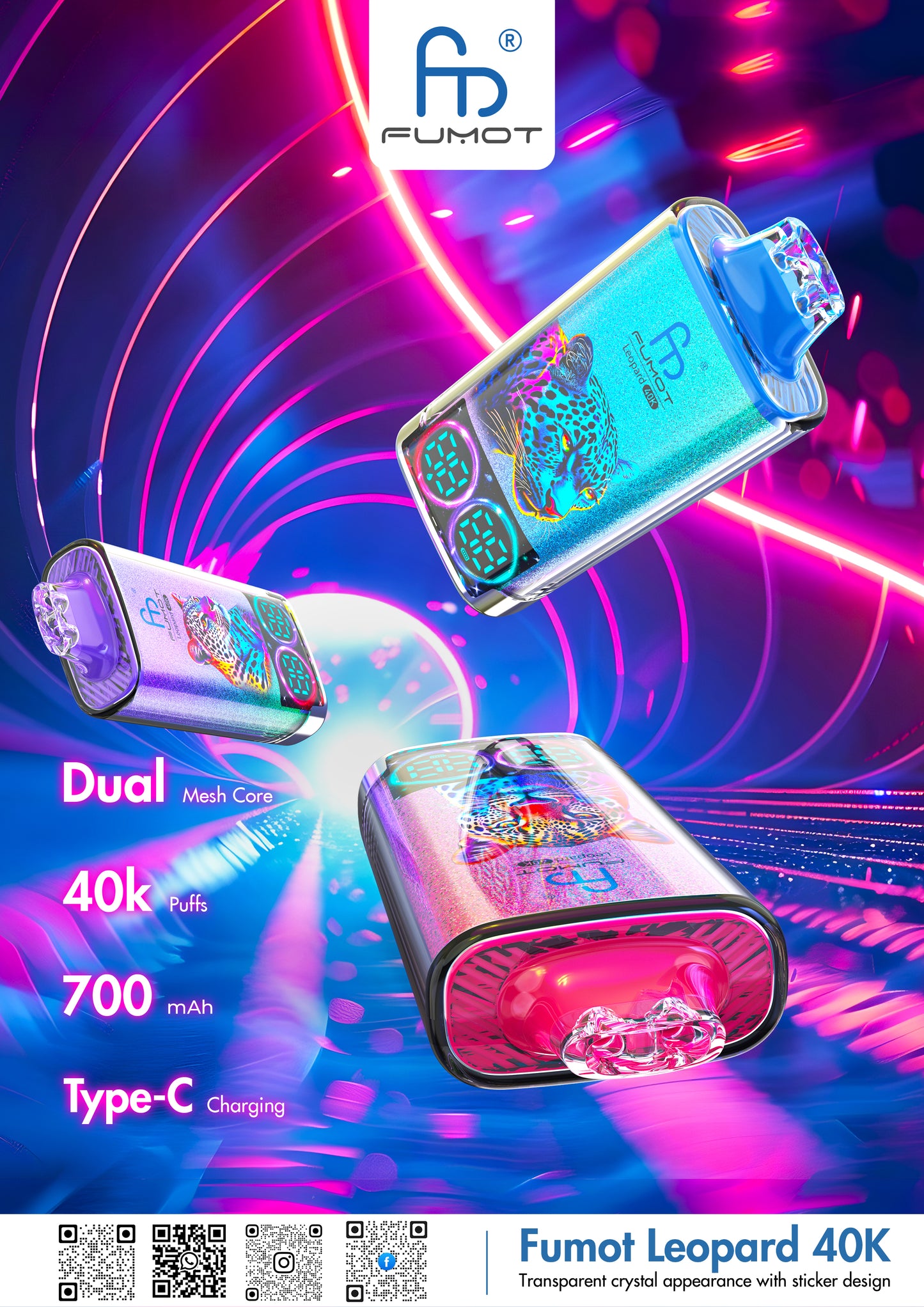 Fumot Leopard 40K Puffs Disposable Vape